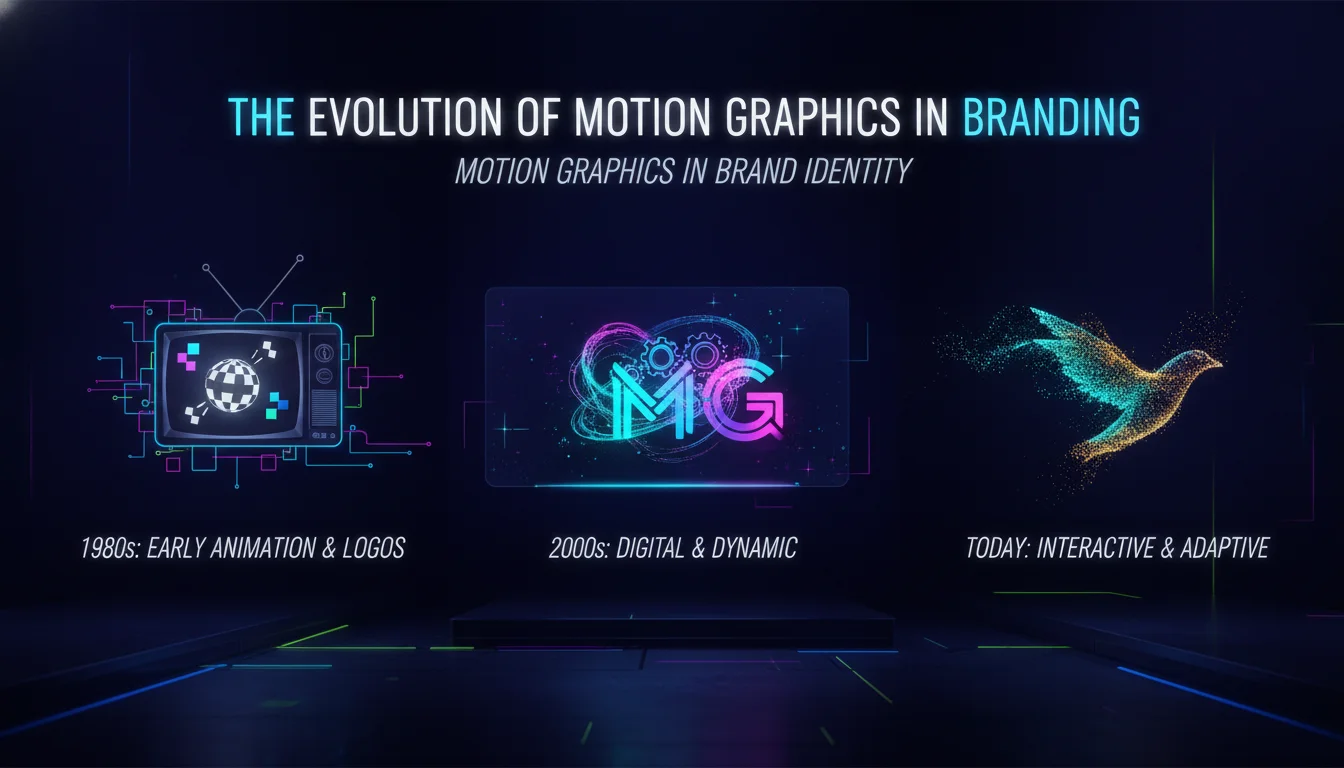 Illustration of The Evolution of Motion Graphics in Branding