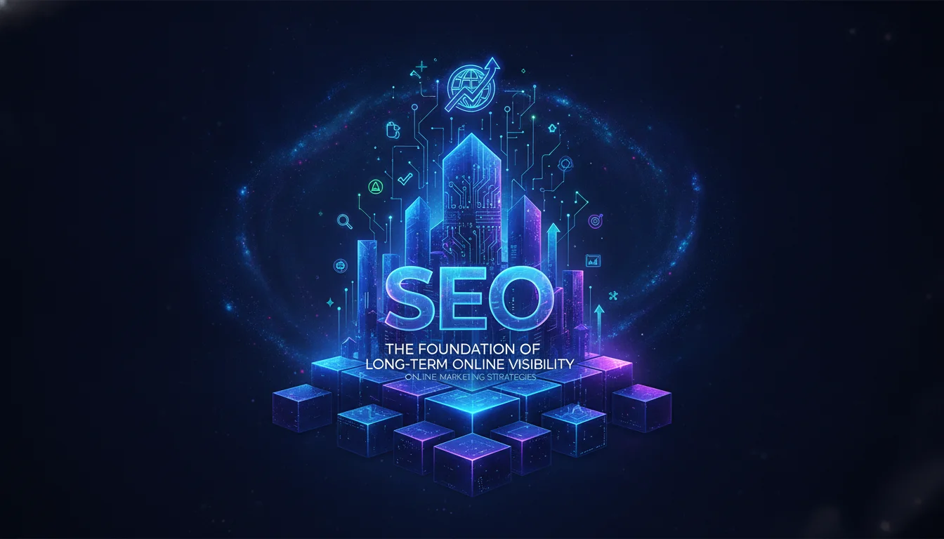 Concept illustration for SEO: The Foundation of Long-Term Online Visibility