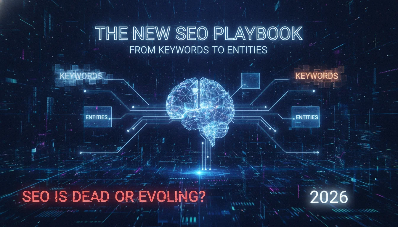 Visual guide to The New SEO Playbook: From Keywords to Entities