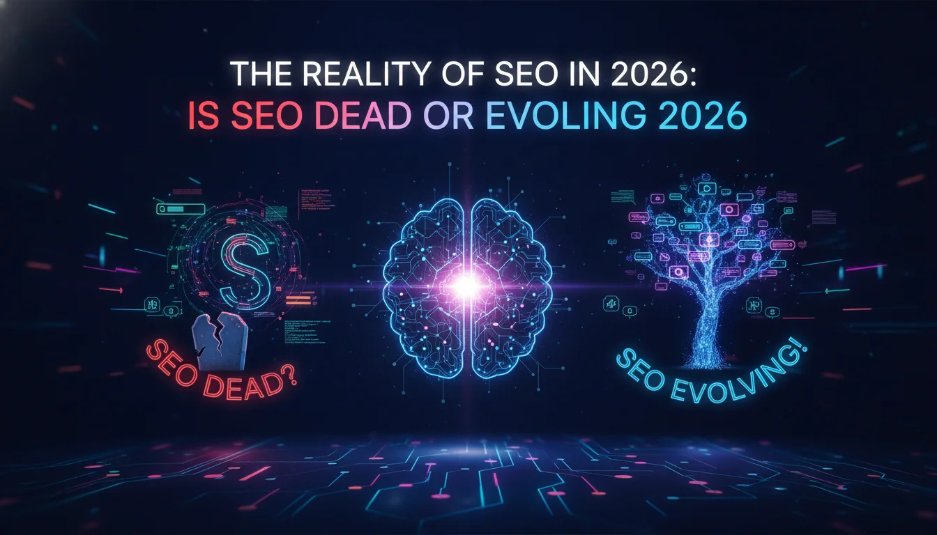 Illustration of The Reality of SEO in 2026: Is SEO Dead or Evolving 2026?
