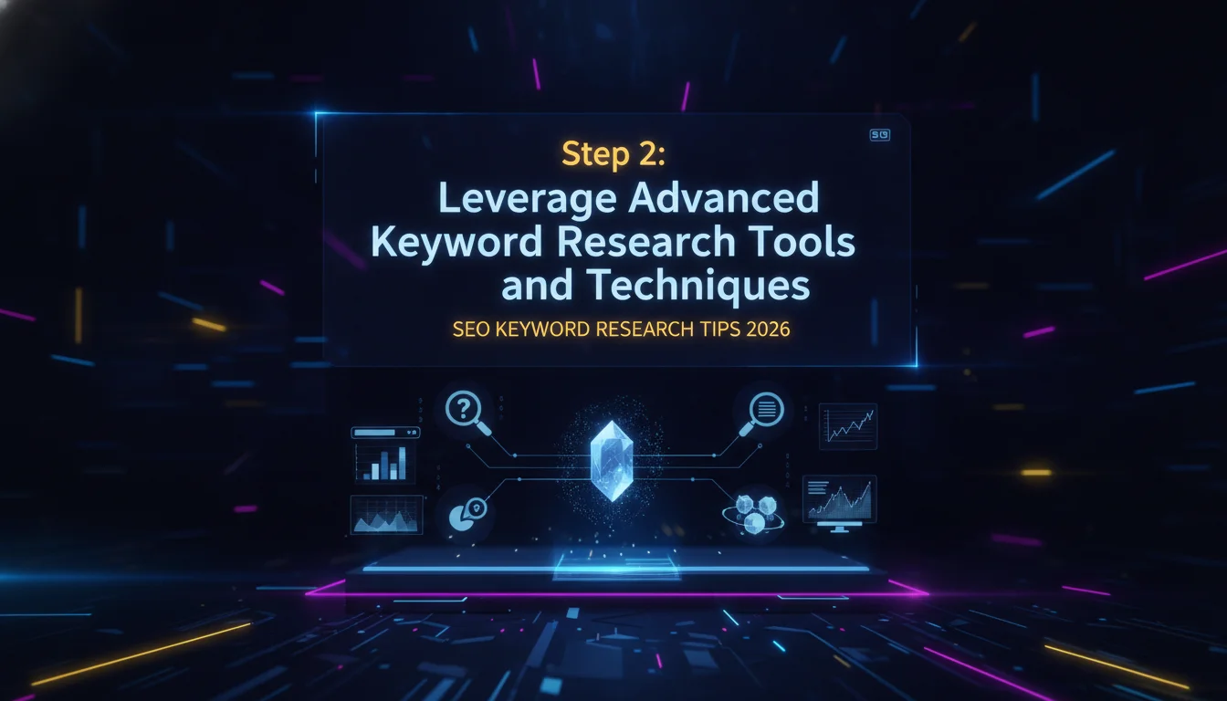 Visual guide to Step 2: Leverage Advanced Keyword Research Tools and Techniques