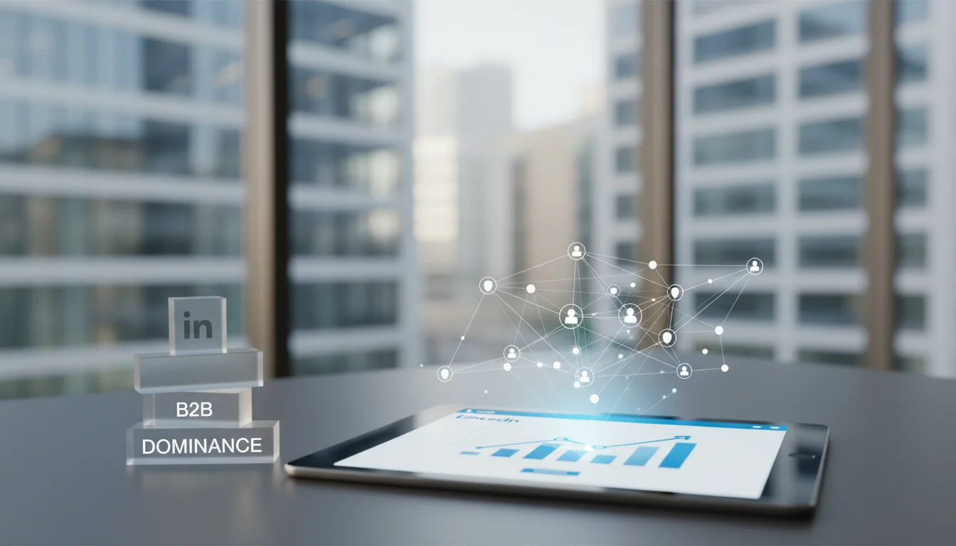 Professional Networks: LinkedIn's B2B Dominance , social media apps guide by Emin Media