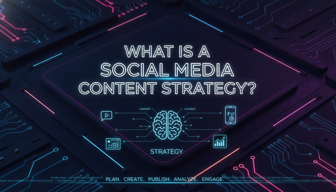 Illustration of What Is a Social Media Content Strategy?