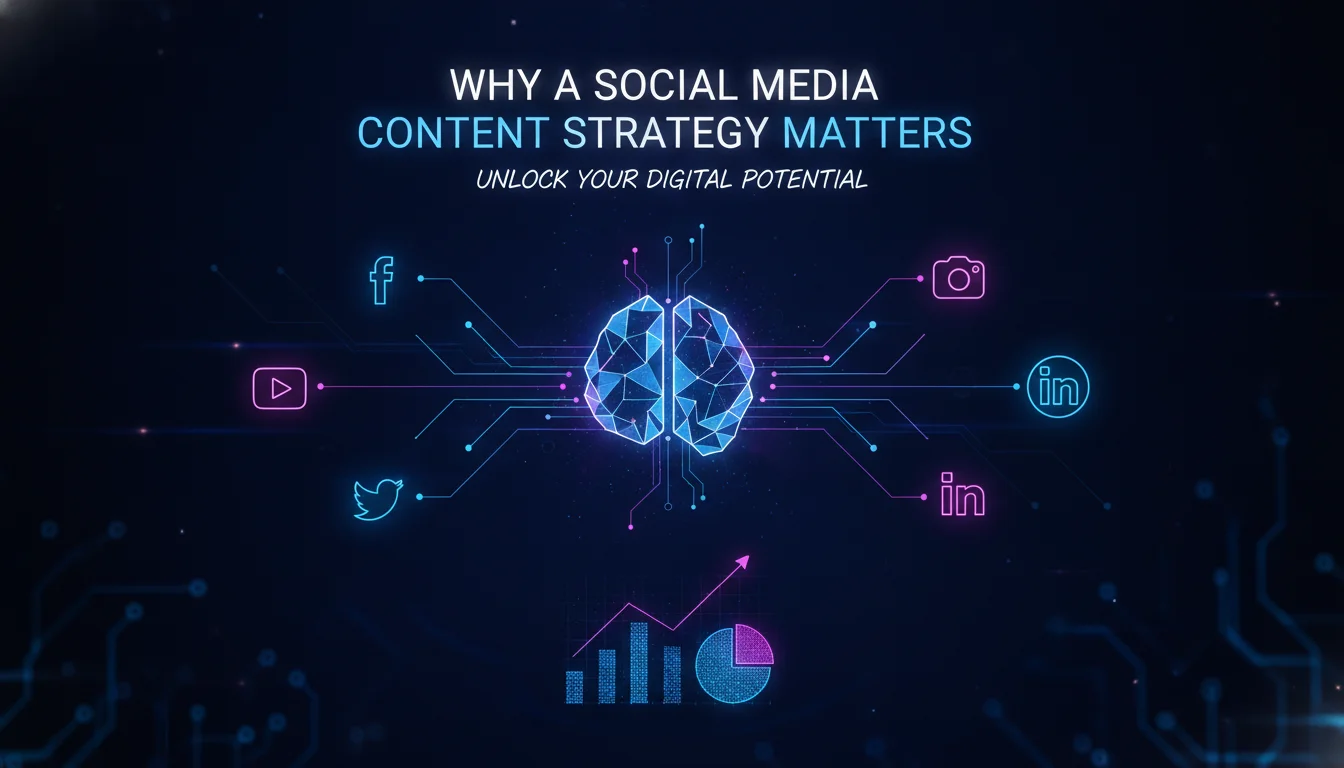 Why a Social Media Content Strategy Matters — illustrated overview