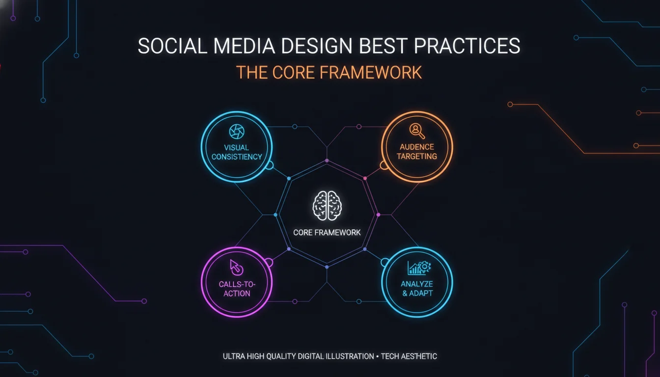 Visual guide to Social Media Design Best Practices: The Core Framework