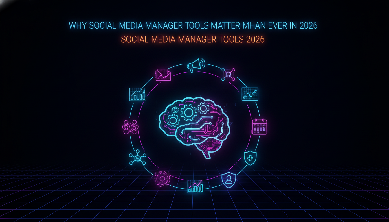 Illustration of Why Social Media Manager Tools Matter More Than Ever in 2026