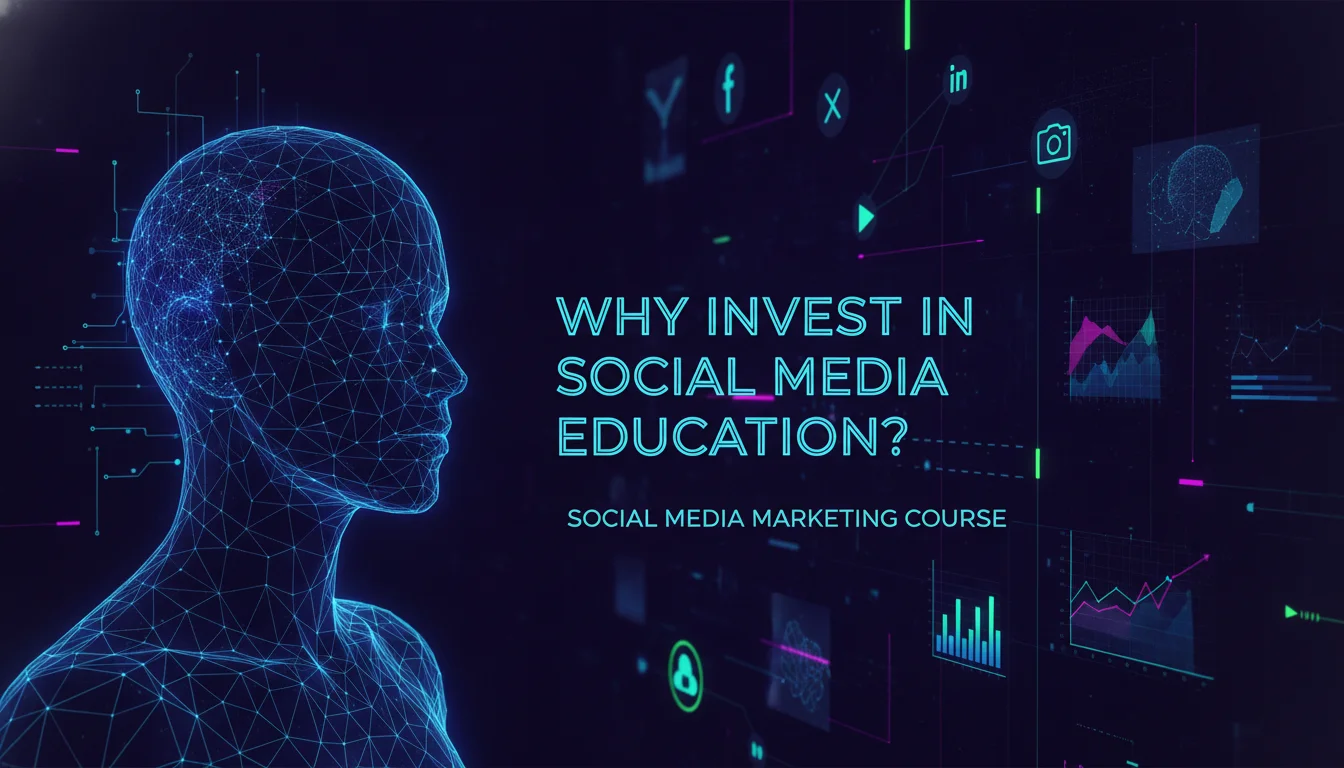 Why Invest in Social Media Education? — illustrated overview