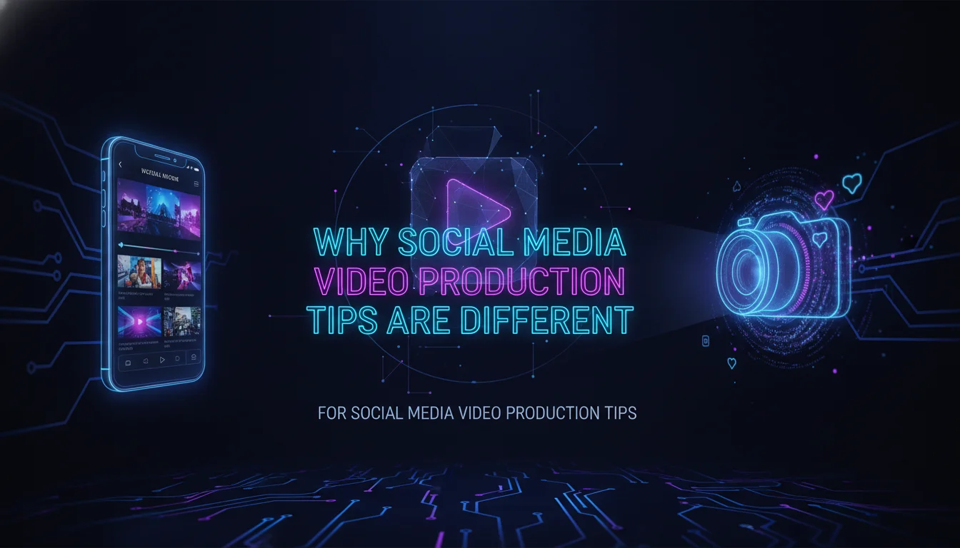Illustration of Why Social Media Video Production Tips Are Different