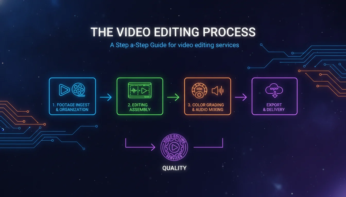 Concept illustration for The Video Editing Process: A Step-by-Step Guide