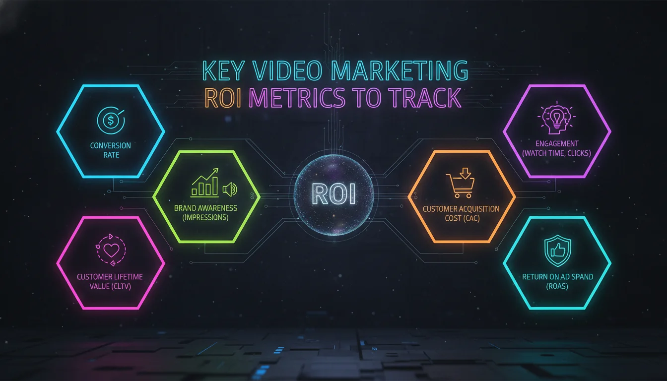 Visual guide to Key Video Marketing ROI Metrics to Track
