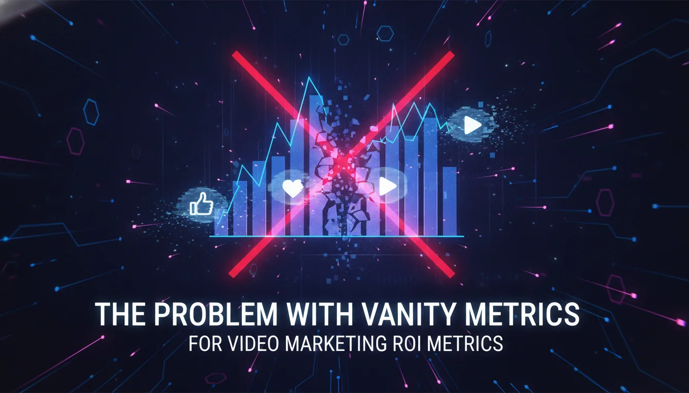 The Problem With Vanity Metrics — illustrated overview