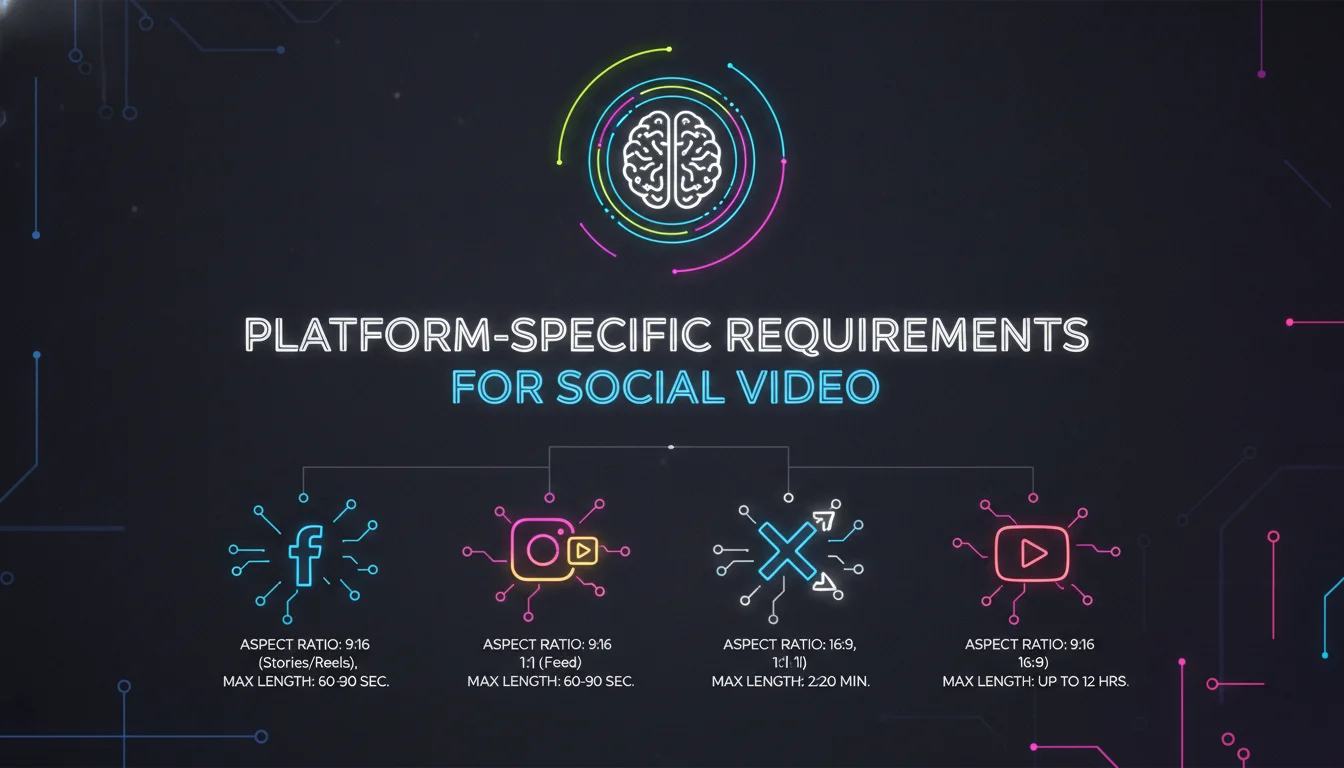 Visual guide to Platform-Specific Requirements for Social Video