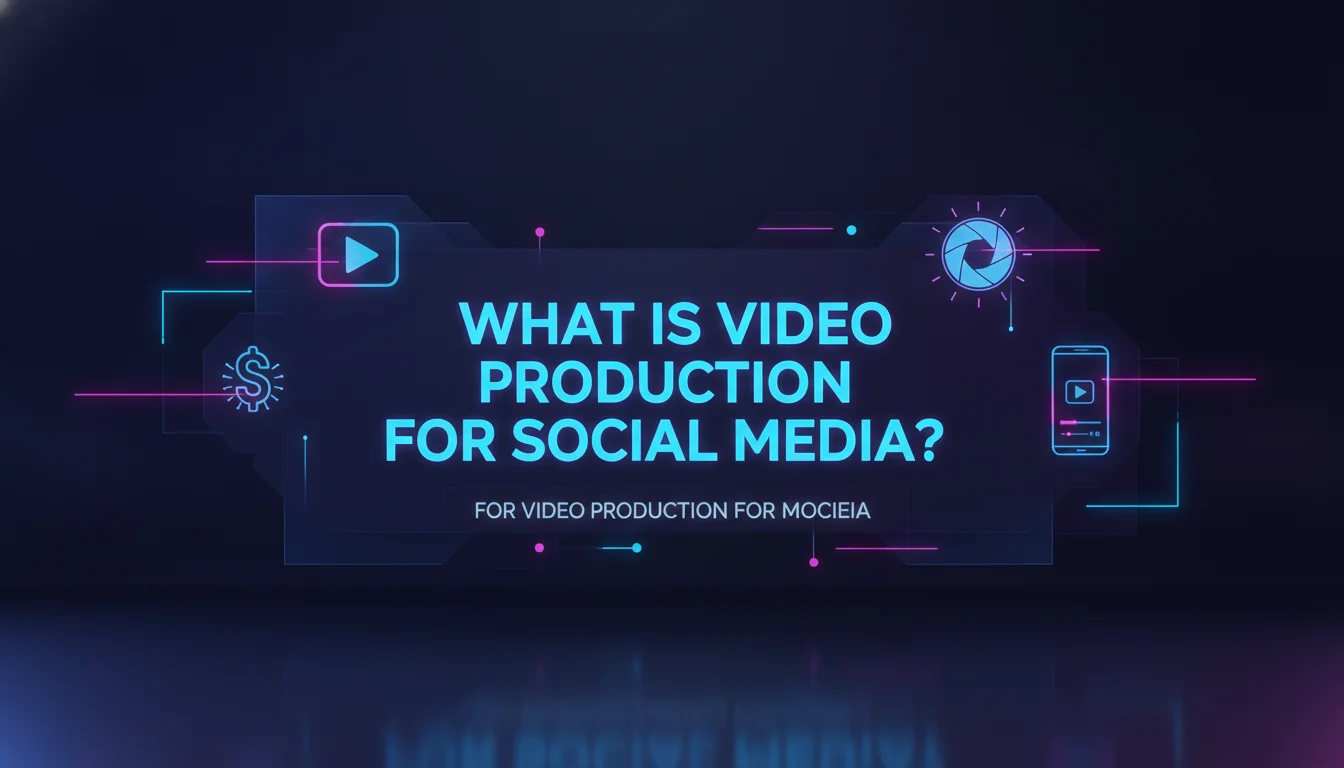 Illustration of What Is Video Production for Social Media?