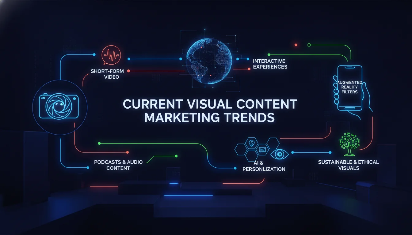 Visual guide to Current Visual Content Marketing Trends