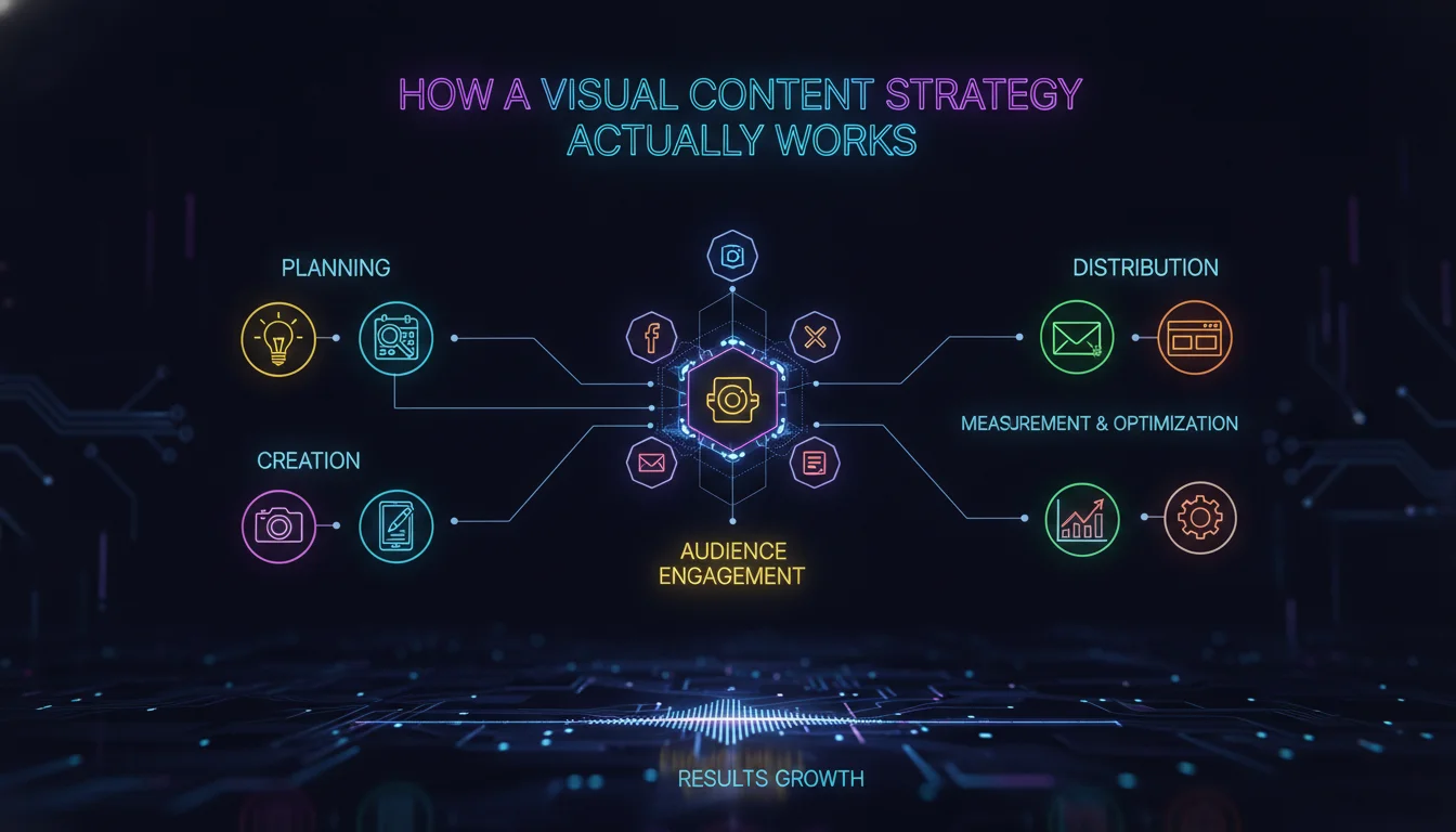 Visual guide to How a Visual Content Strategy Actually Works