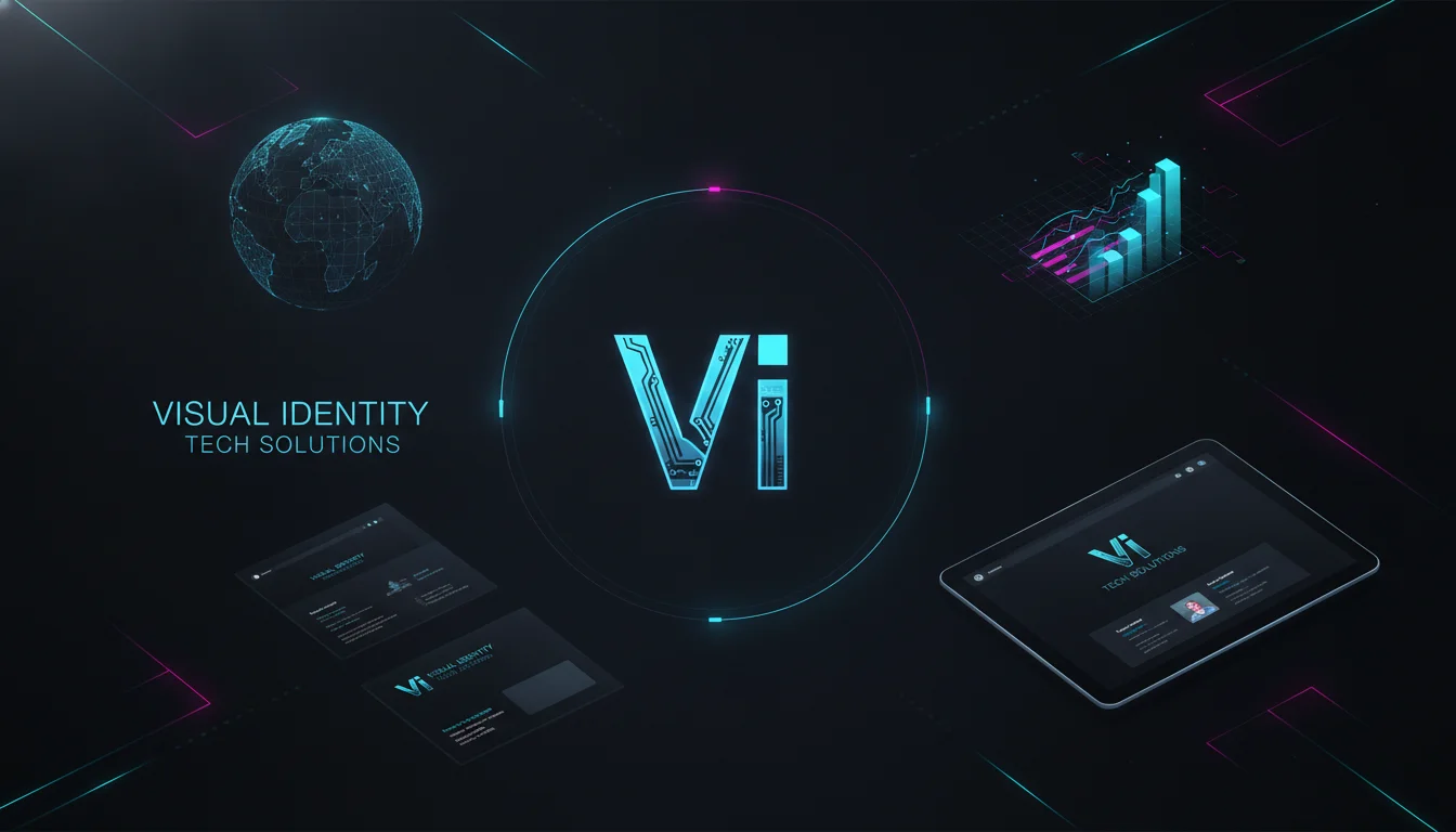 Concept illustration for Visual Identity Design Examples