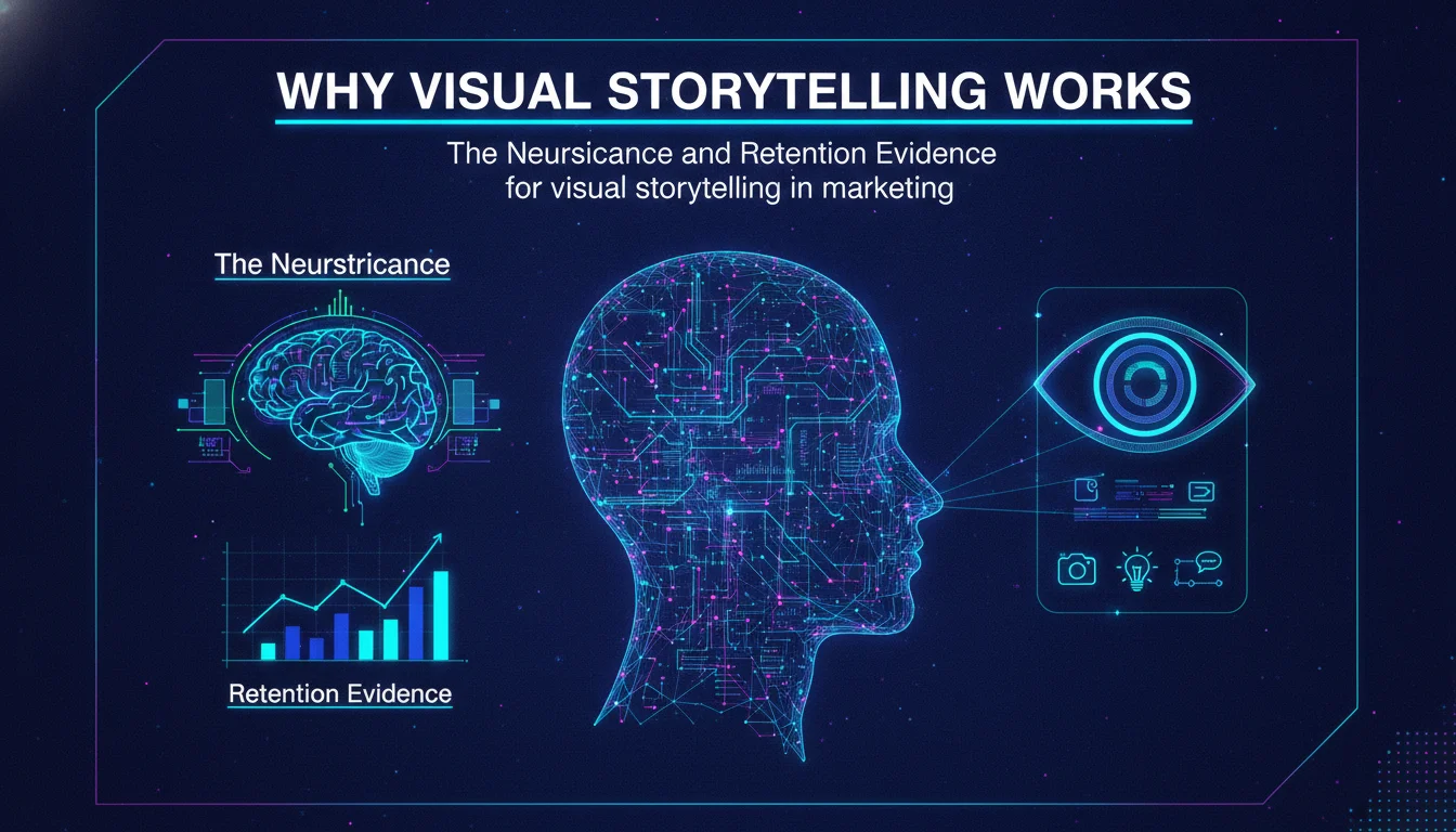 Why Visual Storytelling Works: The Neuroscience and Retention Evidence — illustrated overview