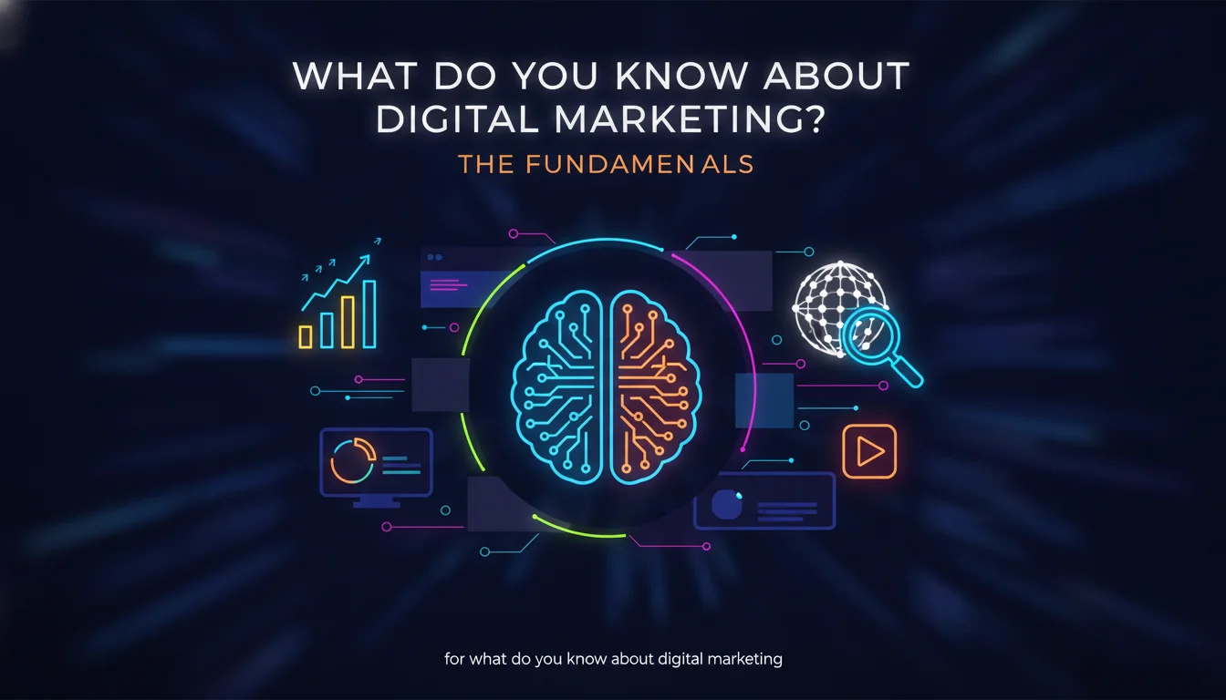 Illustration of What Do You Know About Digital Marketing? The Fundamentals