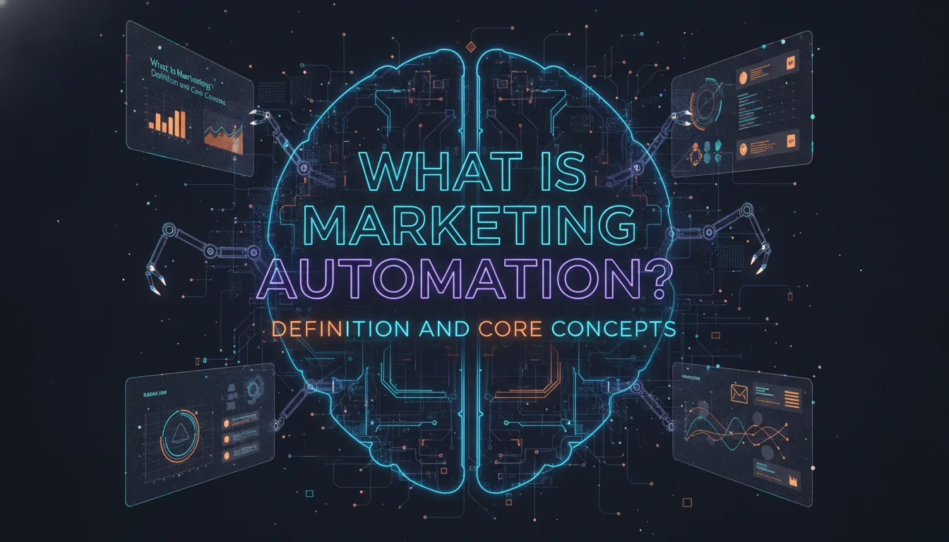 Illustration of What Is Marketing Automation? Definition and Core Concepts