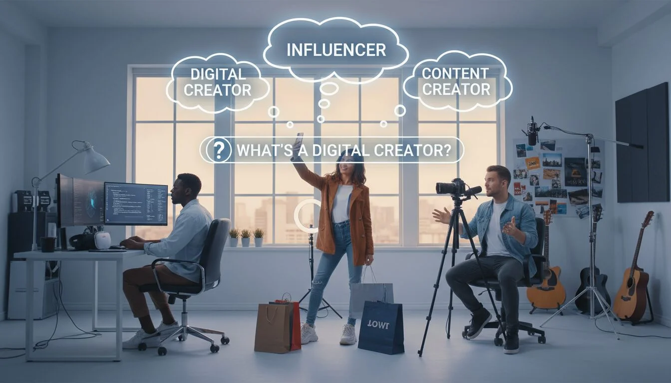 Digital Creator vs. Influencer vs. 