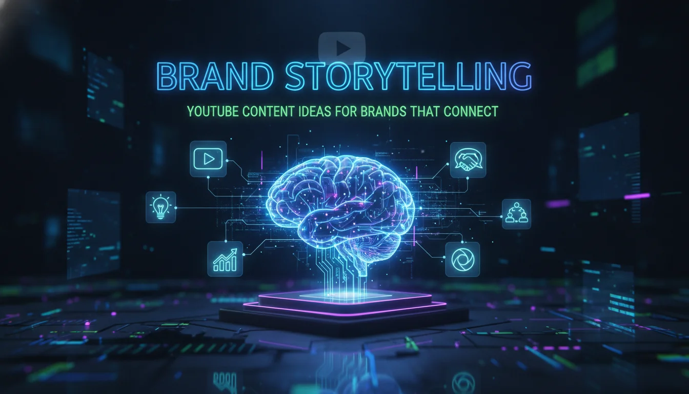 Visual guide to Brand Storytelling: YouTube Content Ideas for Brands That Connect